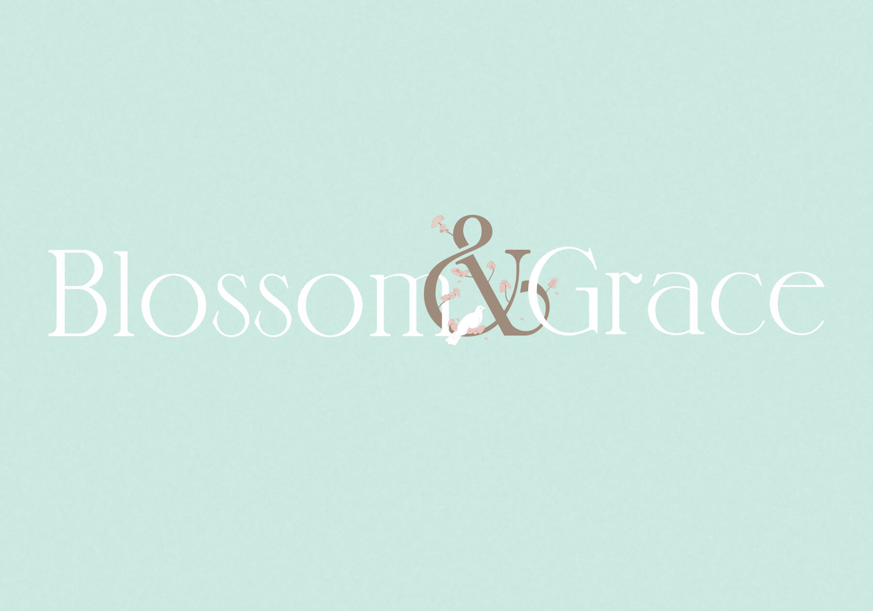 Blossom & Grace Type Illustration